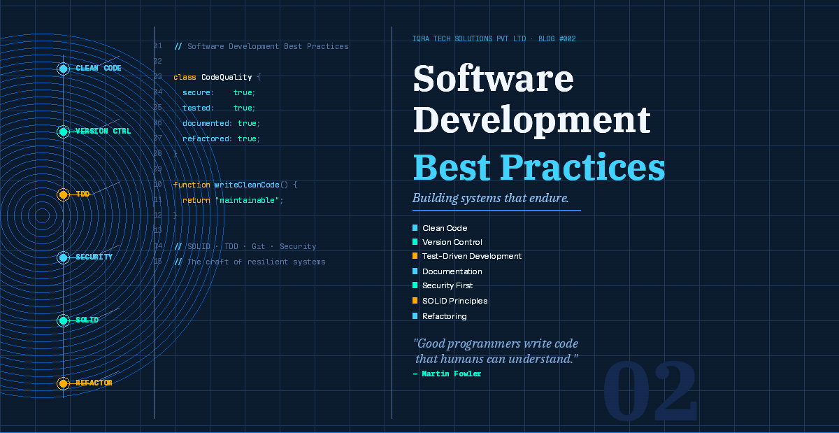 Software Development Best Practices: Building Robust, Scalable, and Maintainable Systems