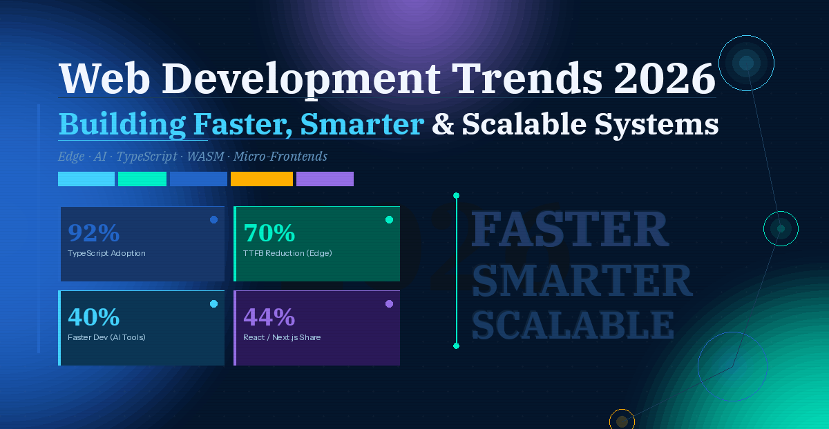 Web Development Trends 2026: Building Faster, Smarter & Scalable Systems